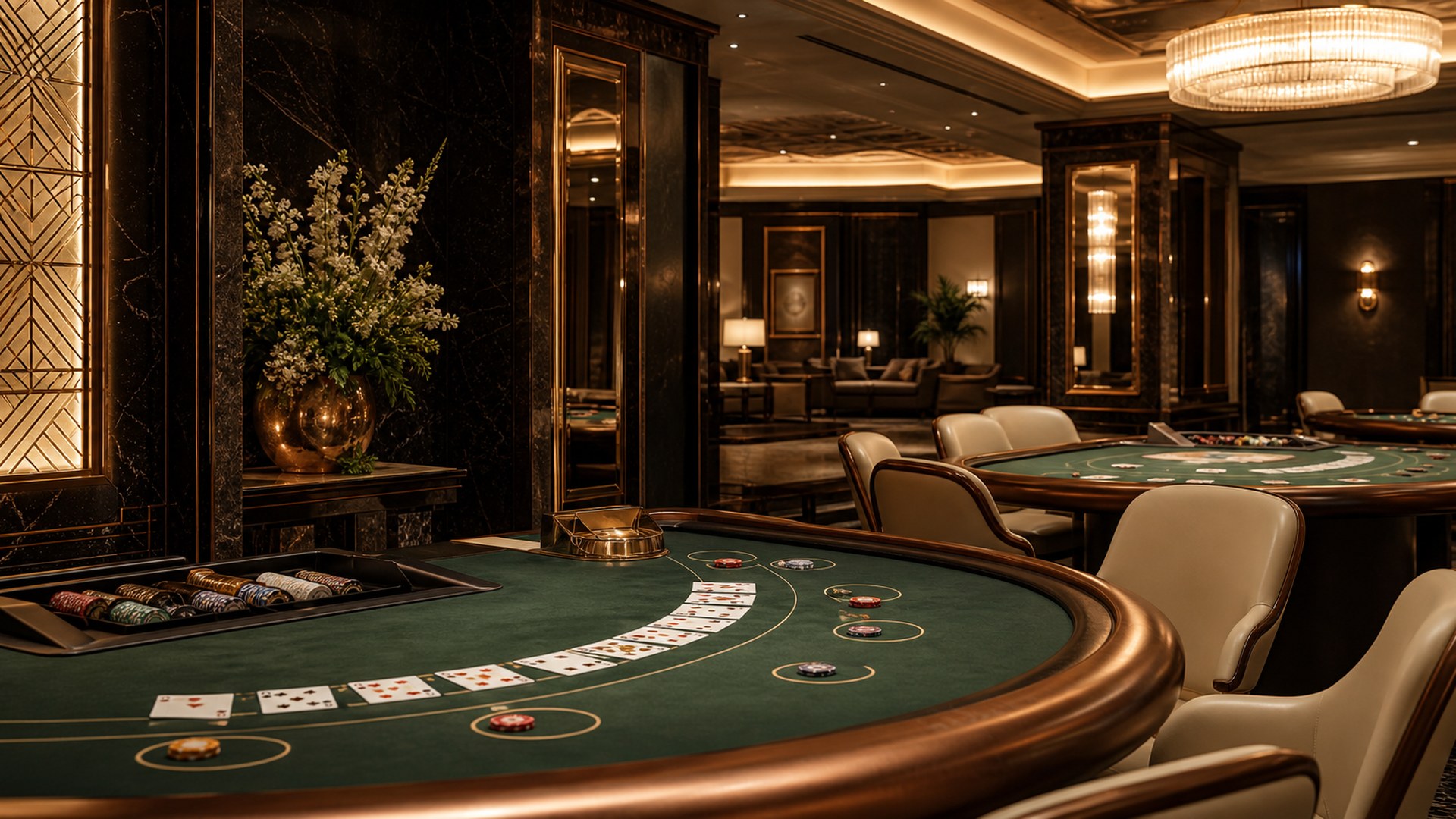 Blackjack terem a MorixeLium kaszinóban